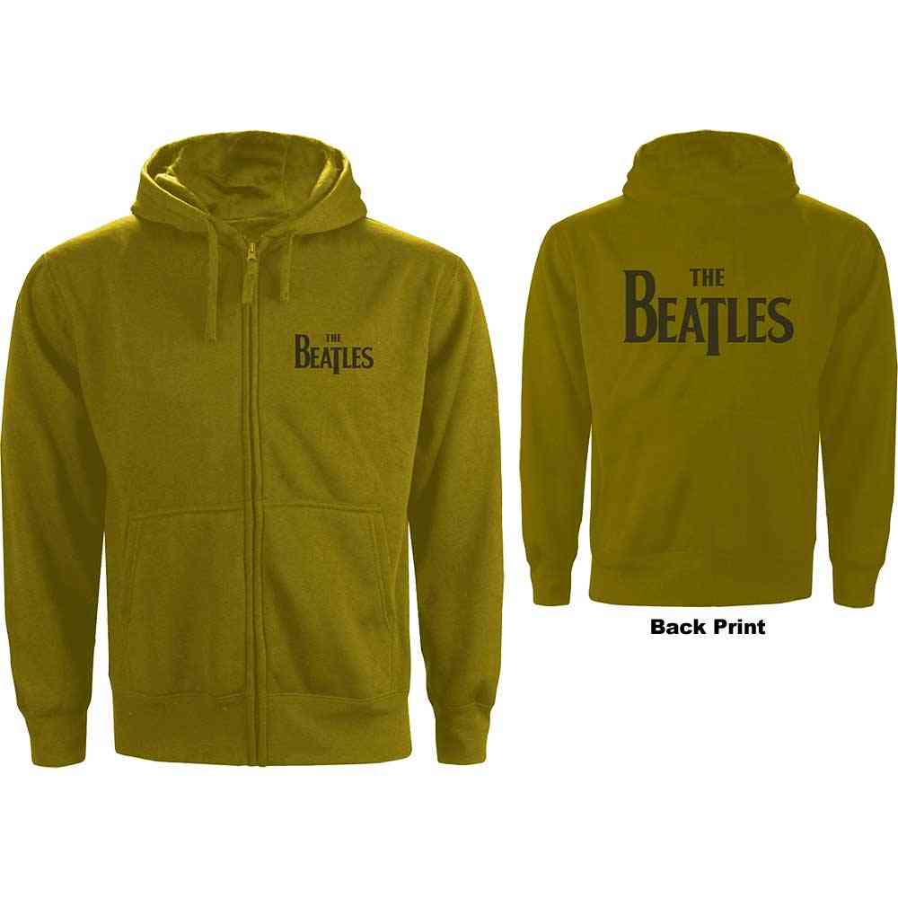 The Beatles - Drop T Logo Zip hoodie - Green